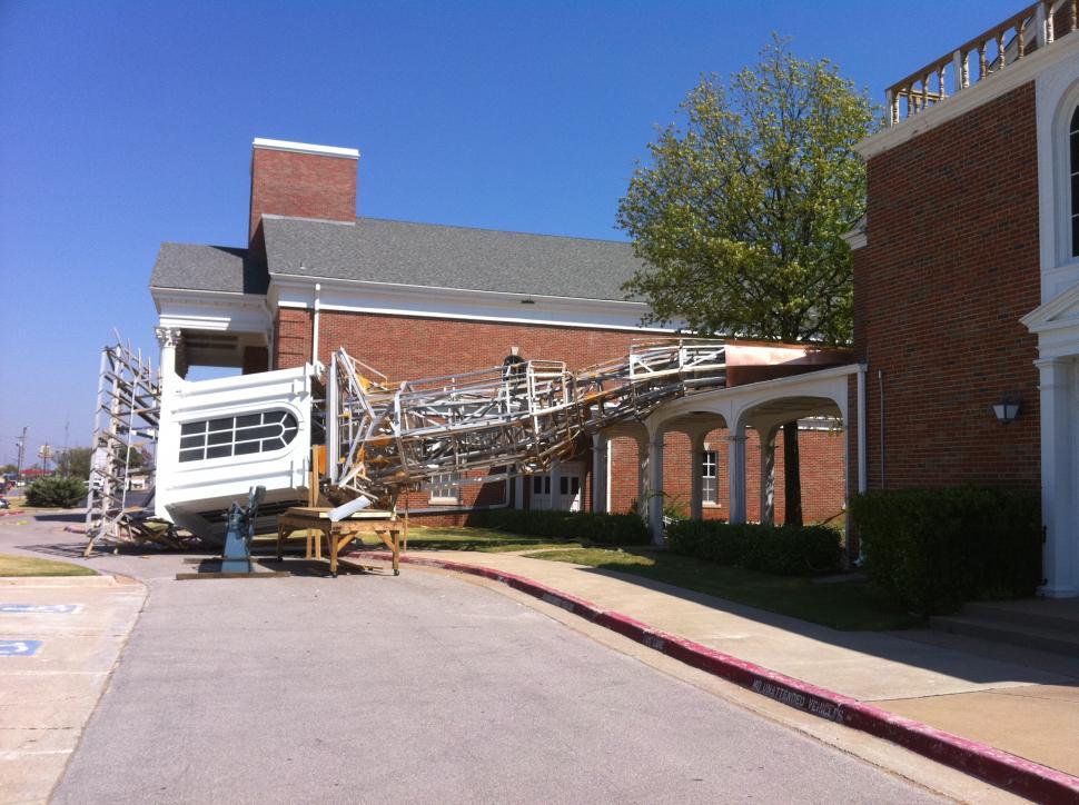 Free Image of Church Steeple Accident 