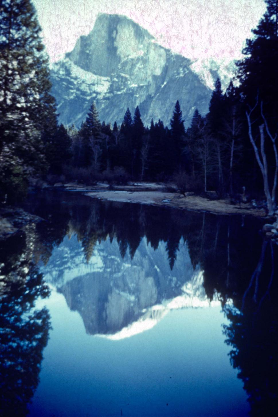 Free Image of Mountain Reflecting in Still Lake 