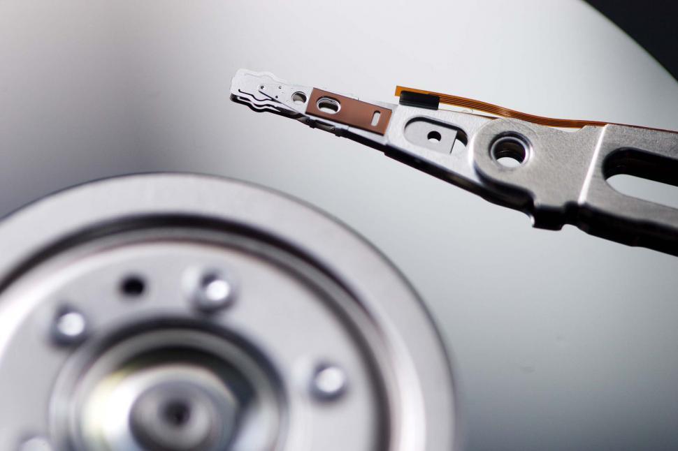 Free Image of Close Up of a Hard Drive With Metal Handle 