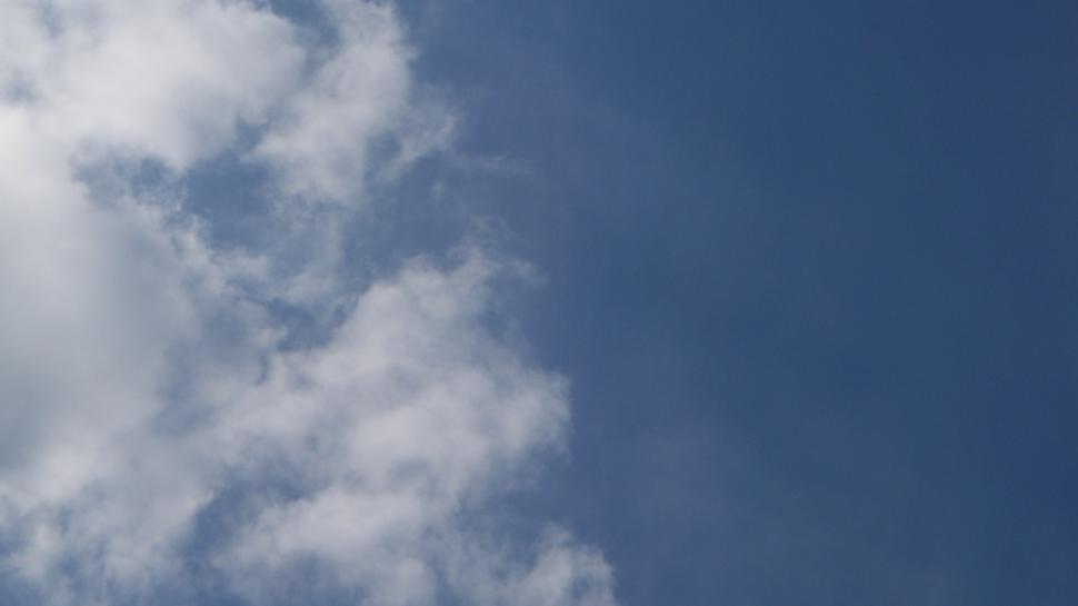 Free Image of White Clouds on Blue Sky 