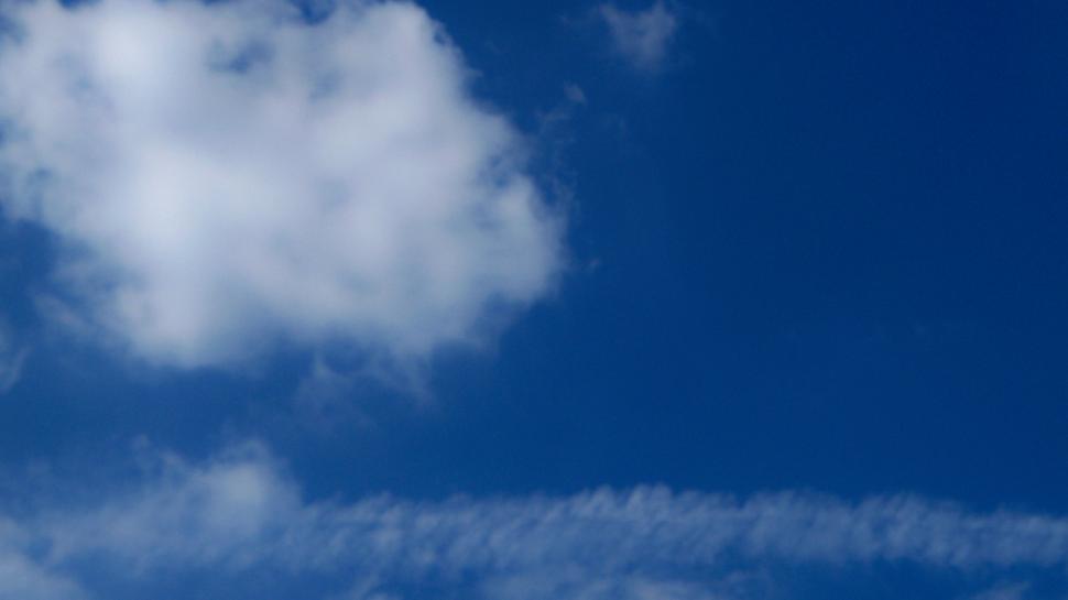Free Image of White Clouds on Blue Sky 