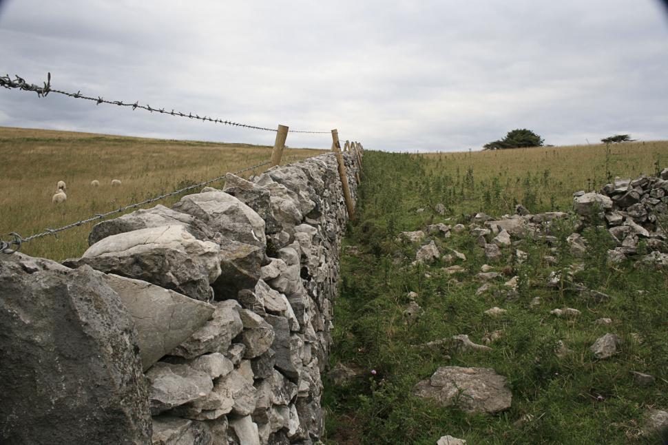 Free Image of drystone wall 