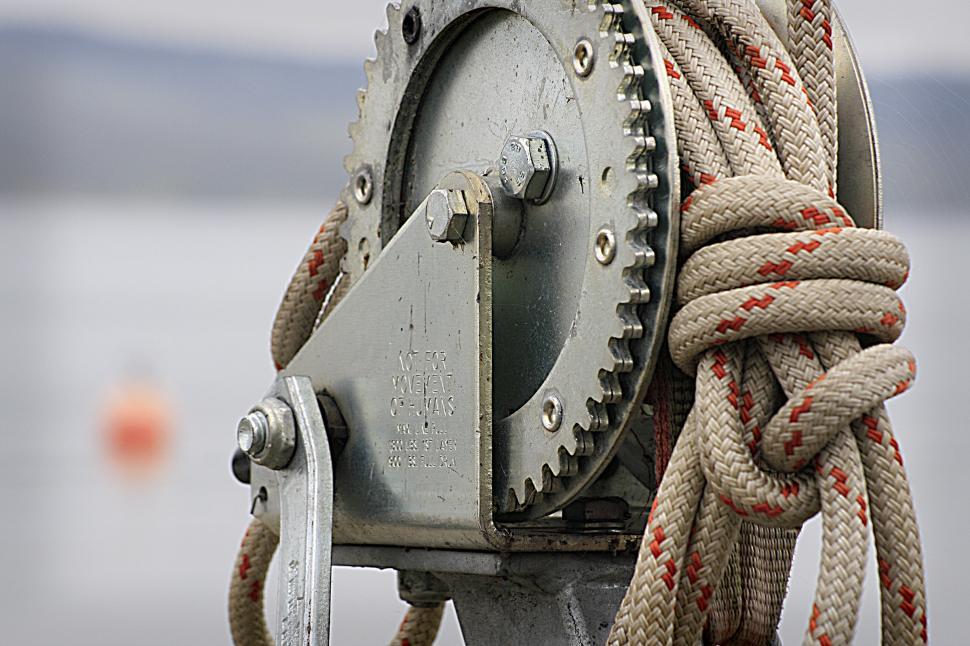Free Image of boat winch 