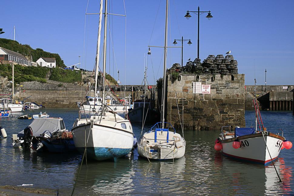 Free Image of newquay harbour 