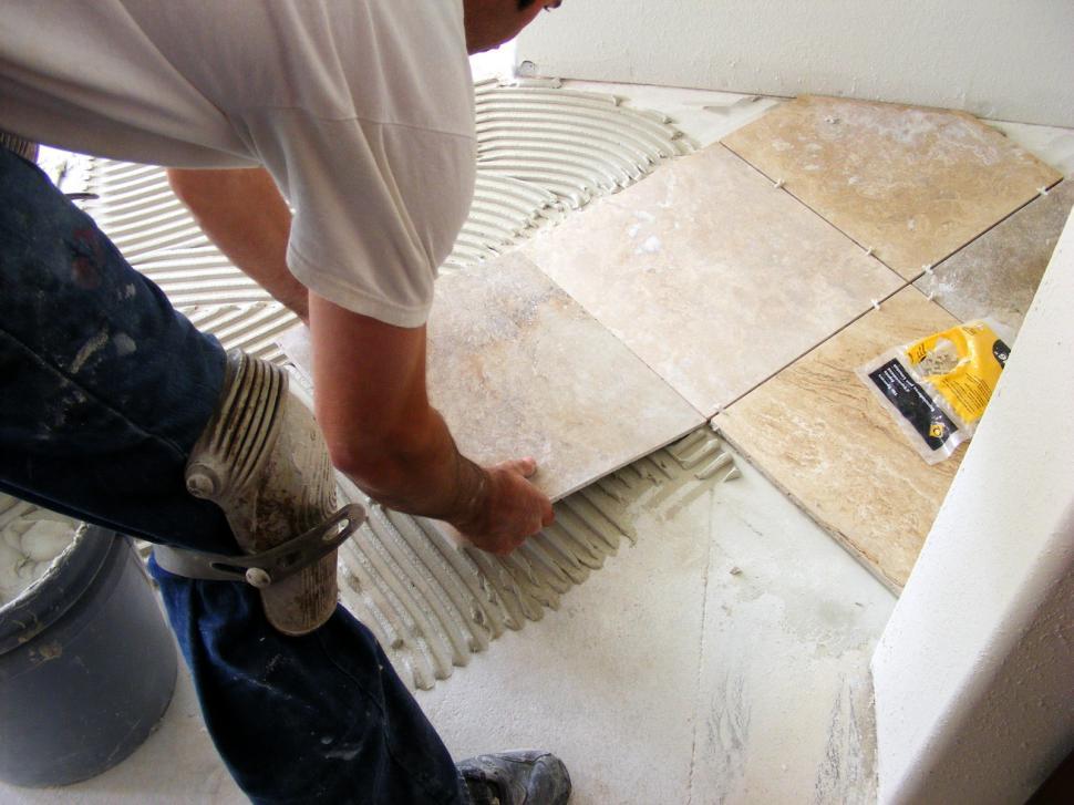 Free Image of Working With Tile Floors 