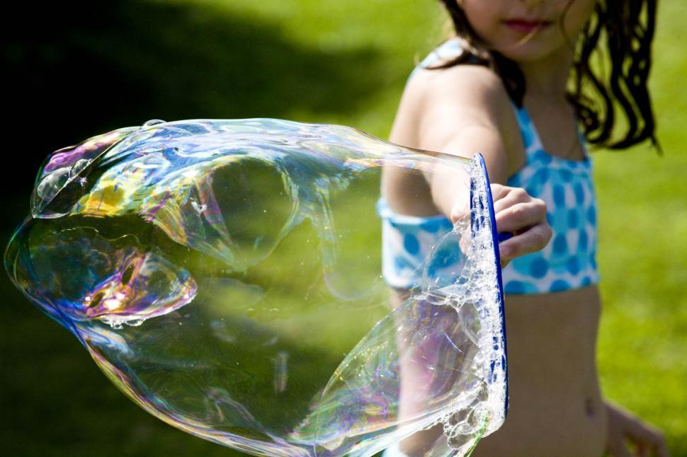 Free Image of Playing with Bubbles 