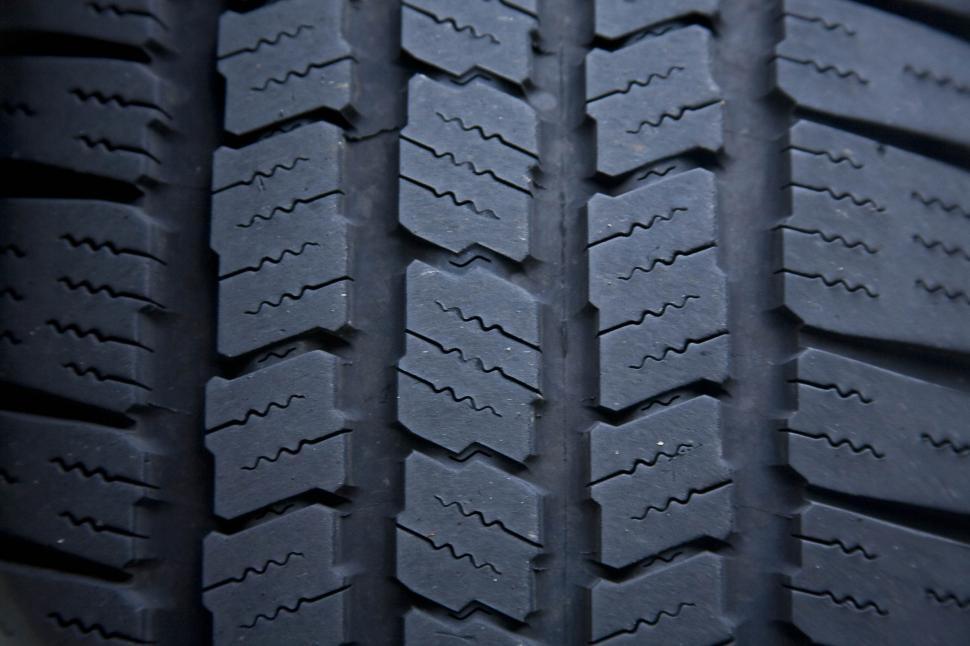 Free Image of Black rubber tire 