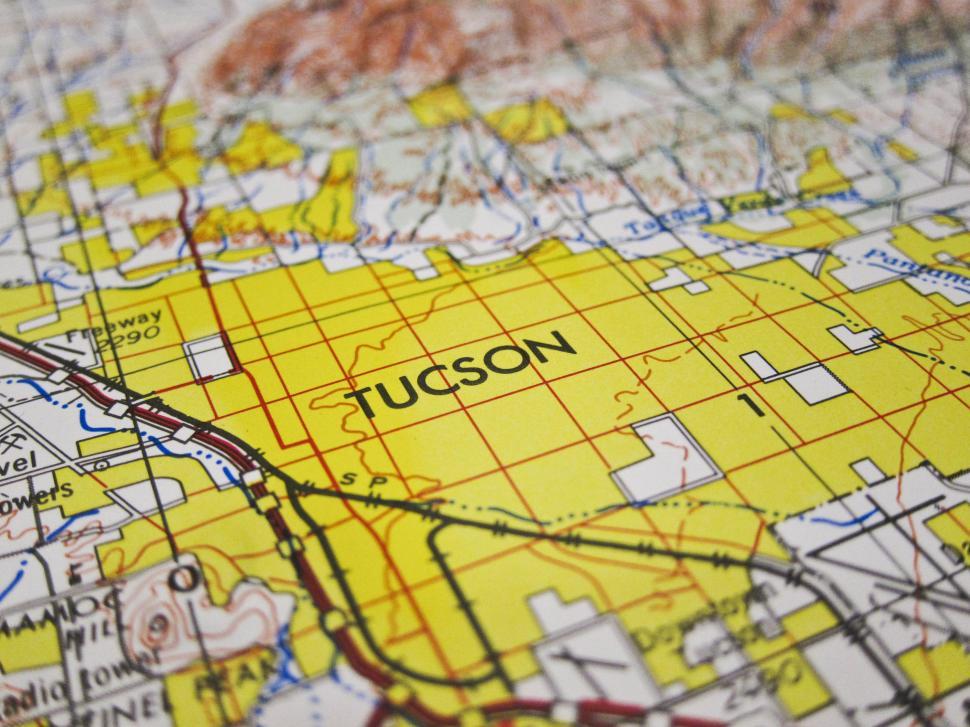 Free Image of Tucson Map 