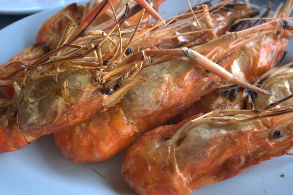 Free Image of roasted shrimp 