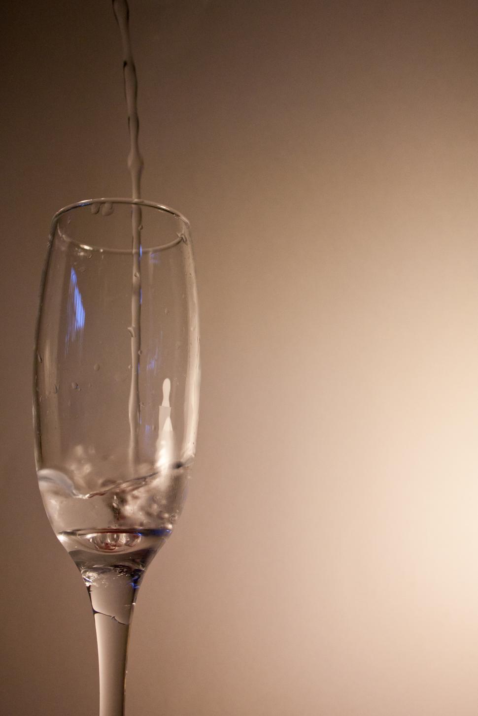Free Image of Water Being Poured Into a Glass 