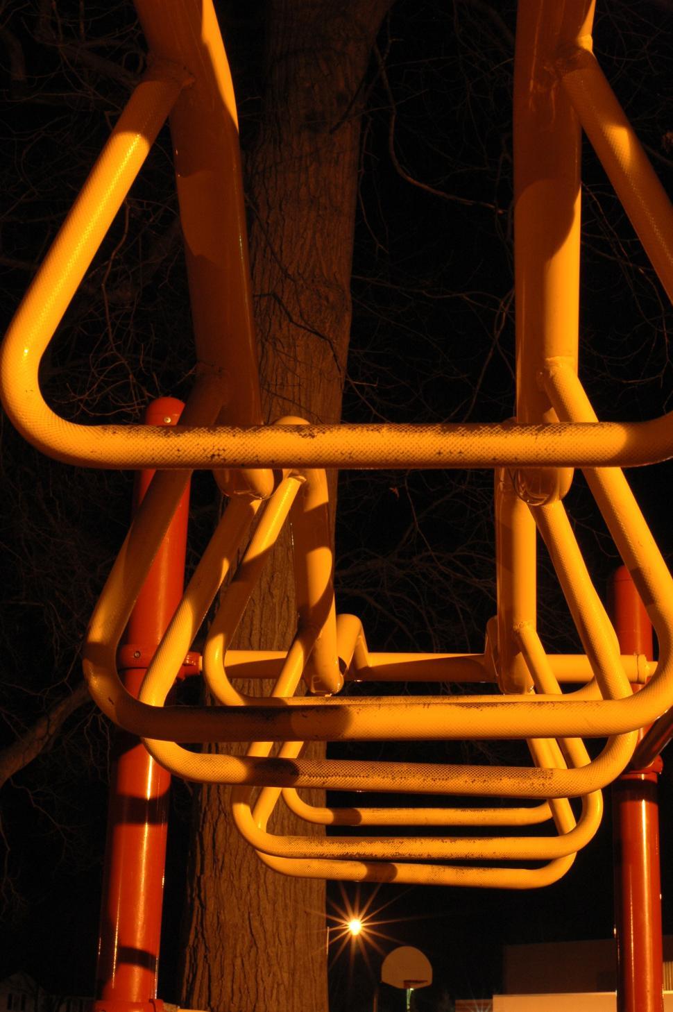 Free Image of Metal Structure Close to Tree 