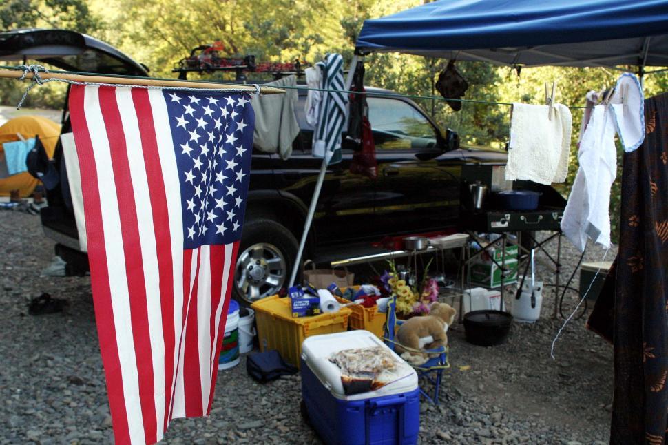 Free Image of Camping in America 