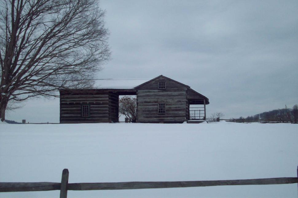 Free Image of Jackson Mill in Winter 