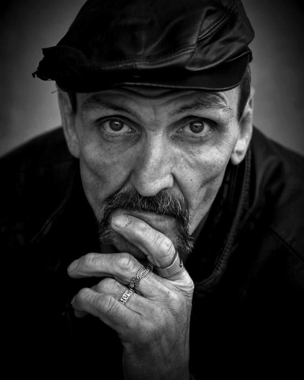 Download Free Stock Photo of Pensive Homeless, Street Portraiture 