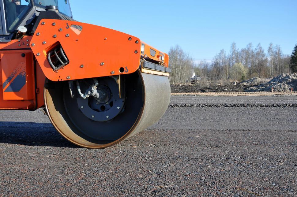 Free Image of Part of tandem roller 