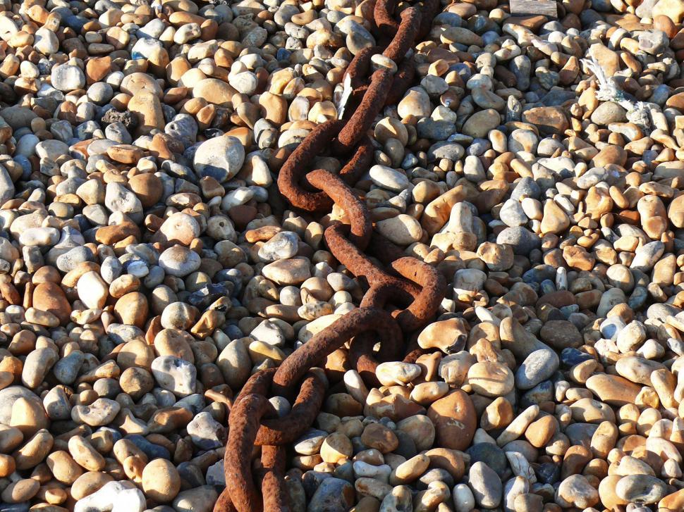 Free Image of rusted chain 