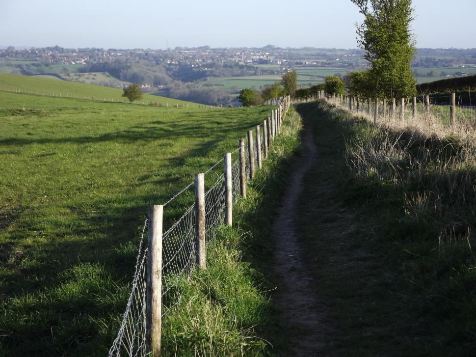 Free Image of Top of Spreadeagle Hill looking towards Shaftesbury,Dorset 