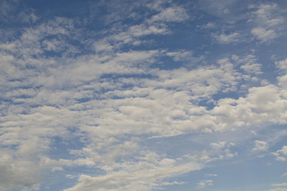 Free Image of White Clouds against Blue Sky 