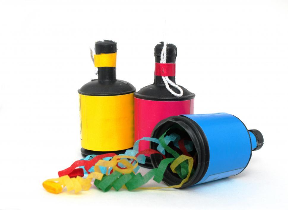 Free Image of party poppers! 