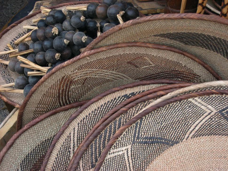 Free Image of Woven Baskets 