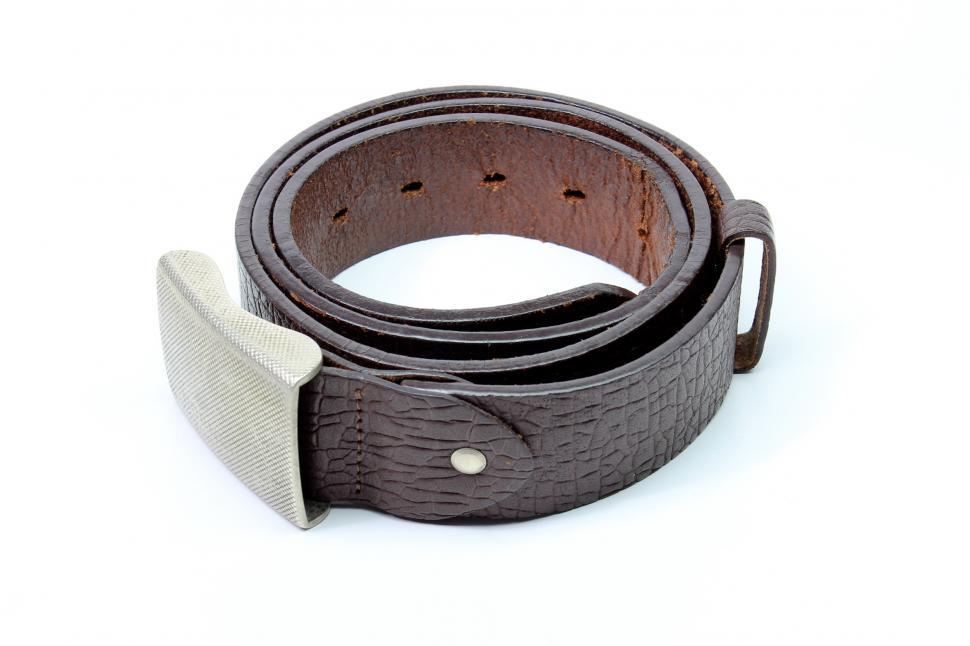 Free Image of Brown leather belt  