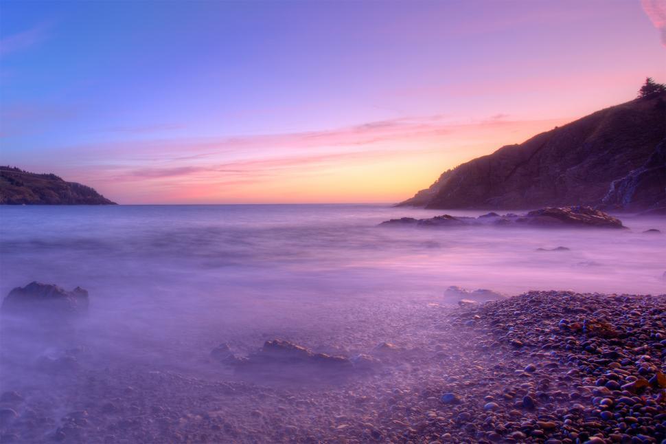 Free Image of Beach Sunrise 