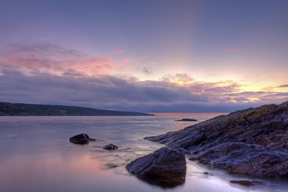Free Image of Coastal Sunrise 