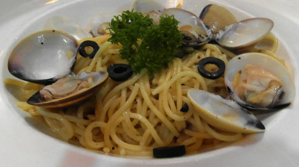 Free Image of Seafood Spaghetti 