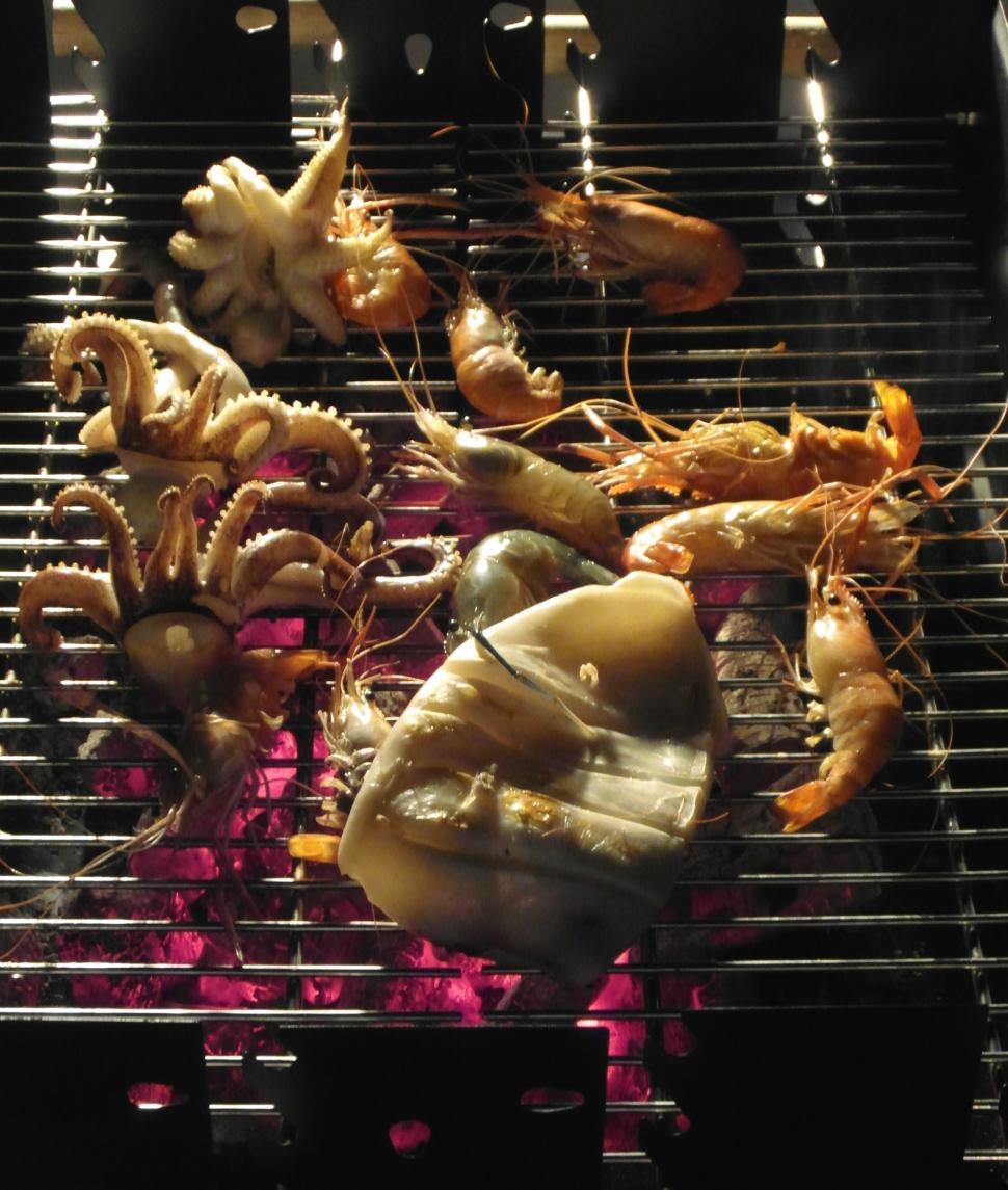Free Image of Seafood Barbeque 