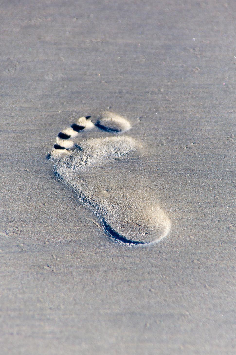 Free Image of Footsteps 
