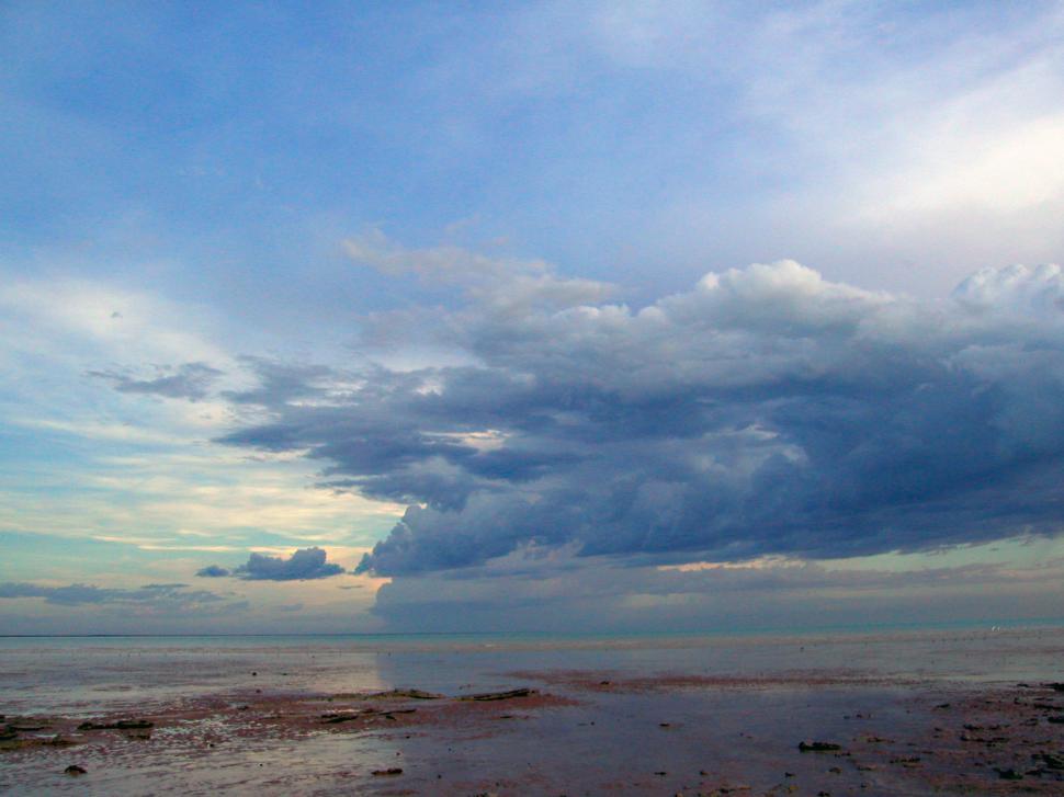 Free Image of Tropical storm clouds over Broome 