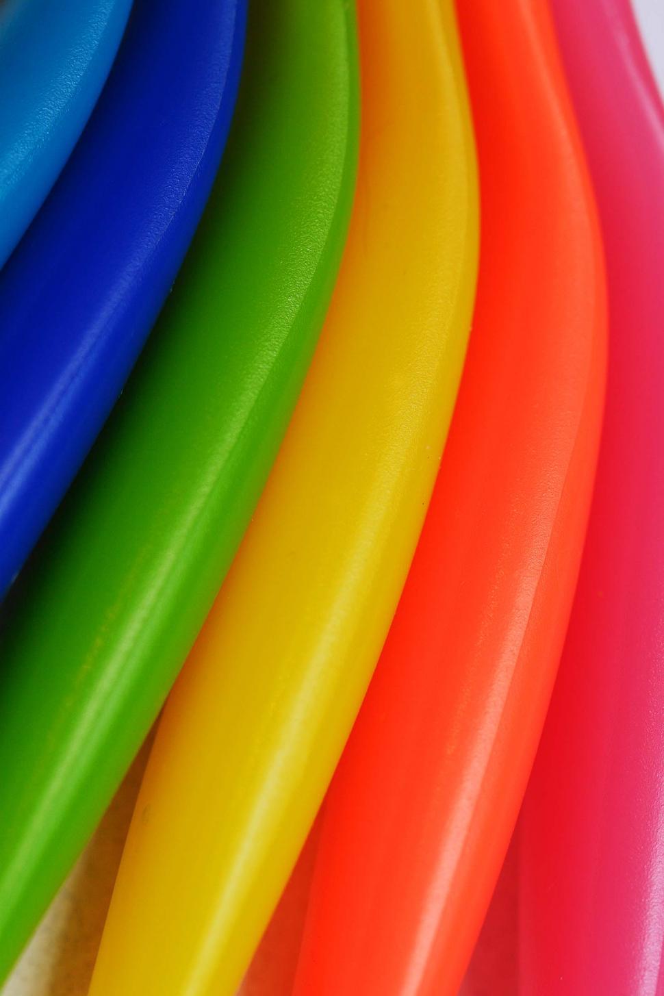 Free Image of Colorful plastic 