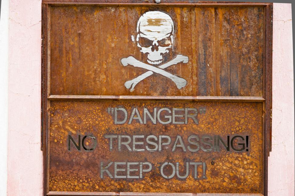 Free Image of Keep Out - Danger 