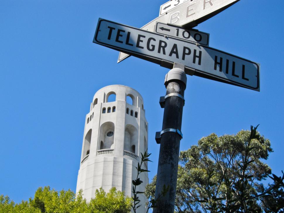 Free Image of Coit Tower, Telegraph Hill 