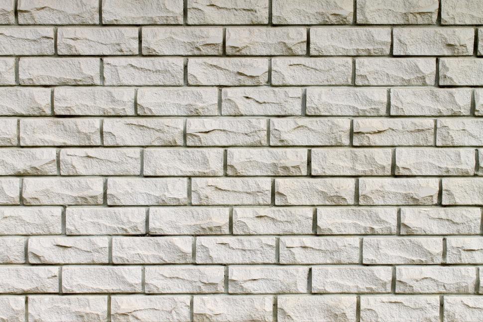Free Image of White brick wall 