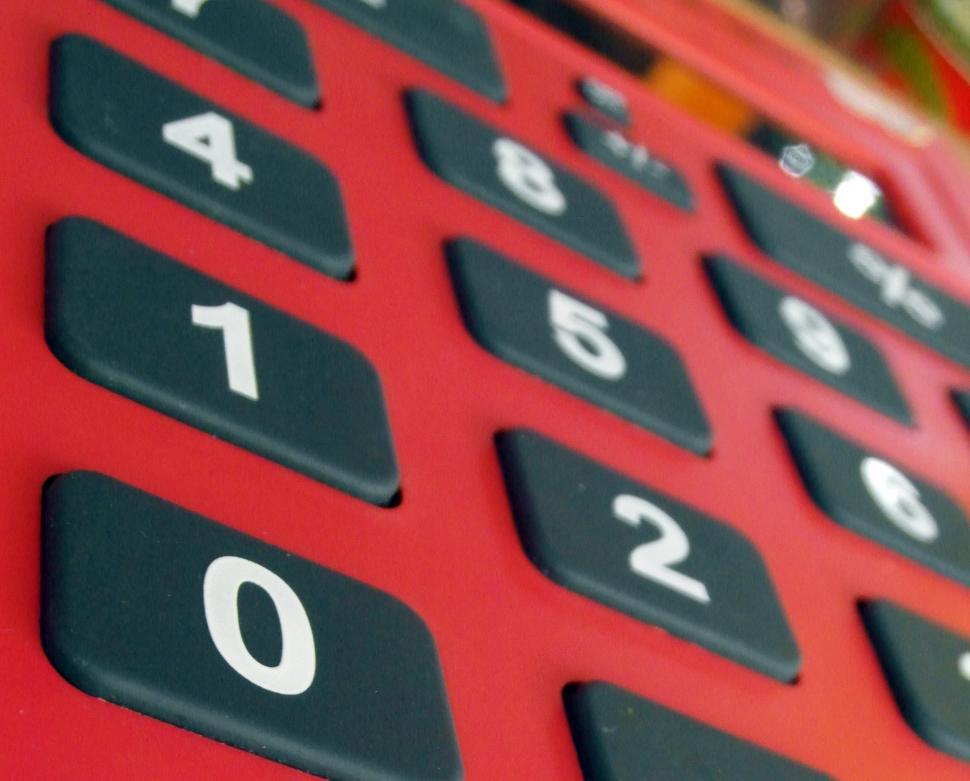 Free Image of Red Calculator 