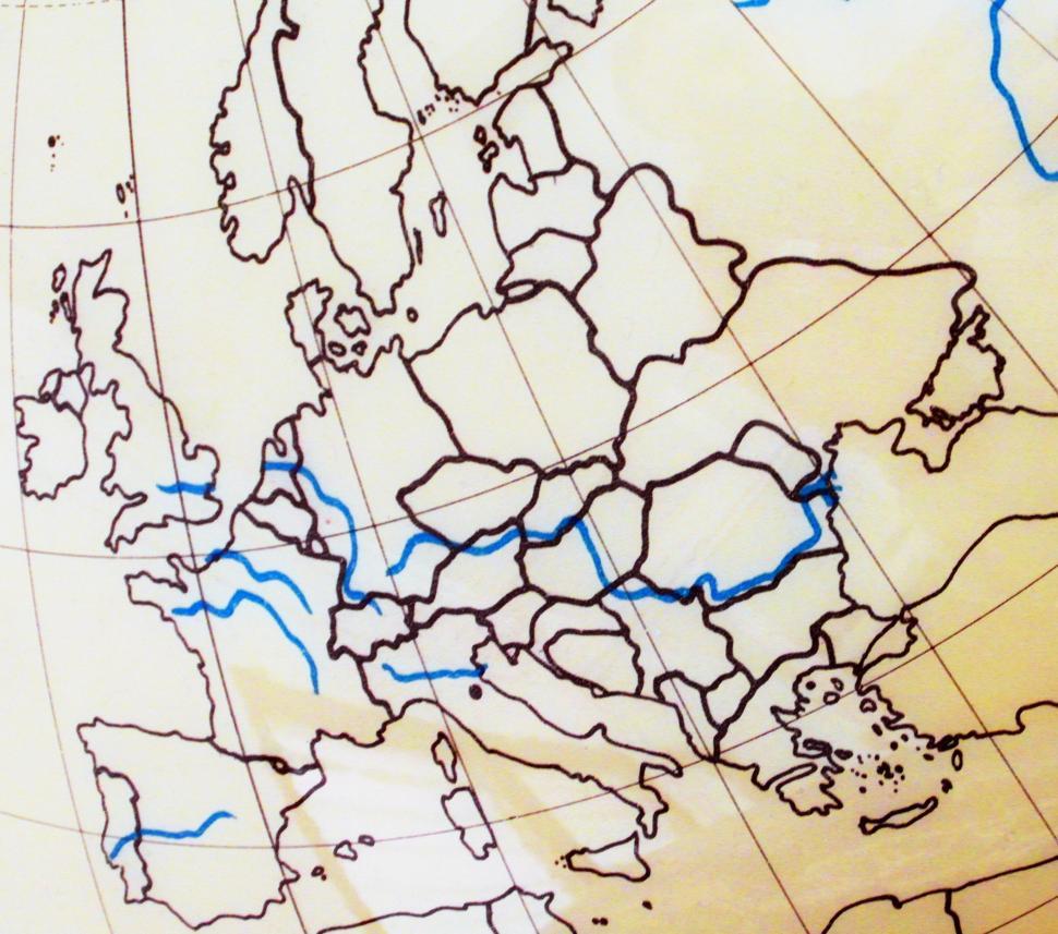 Free Image of Map of Europe 