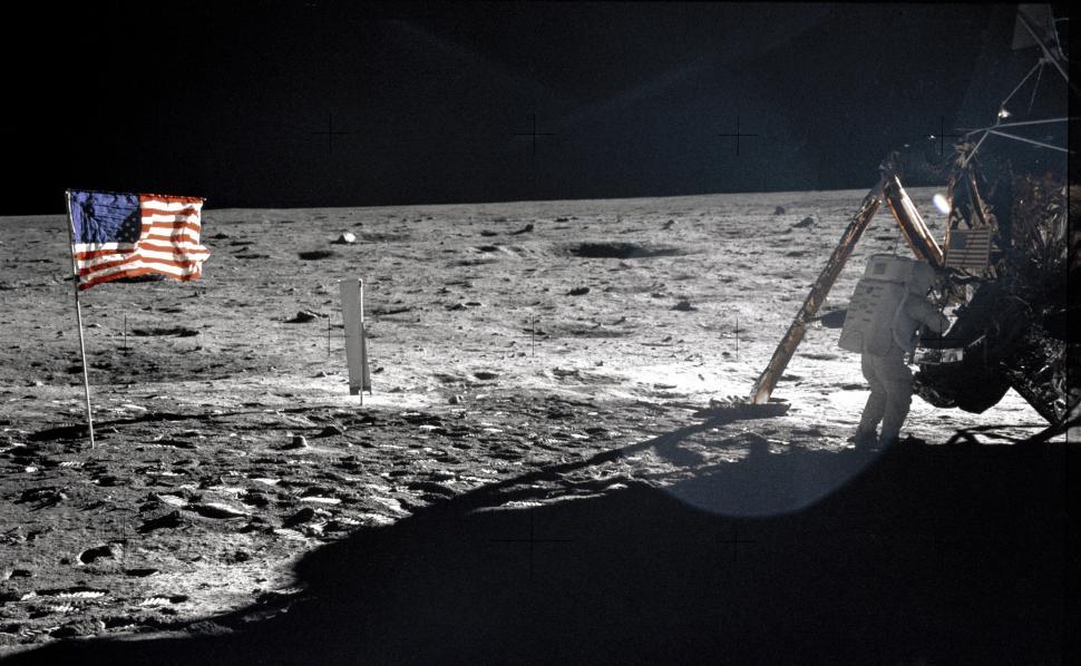 Free Image of Neil Armstrong On the Moon 
