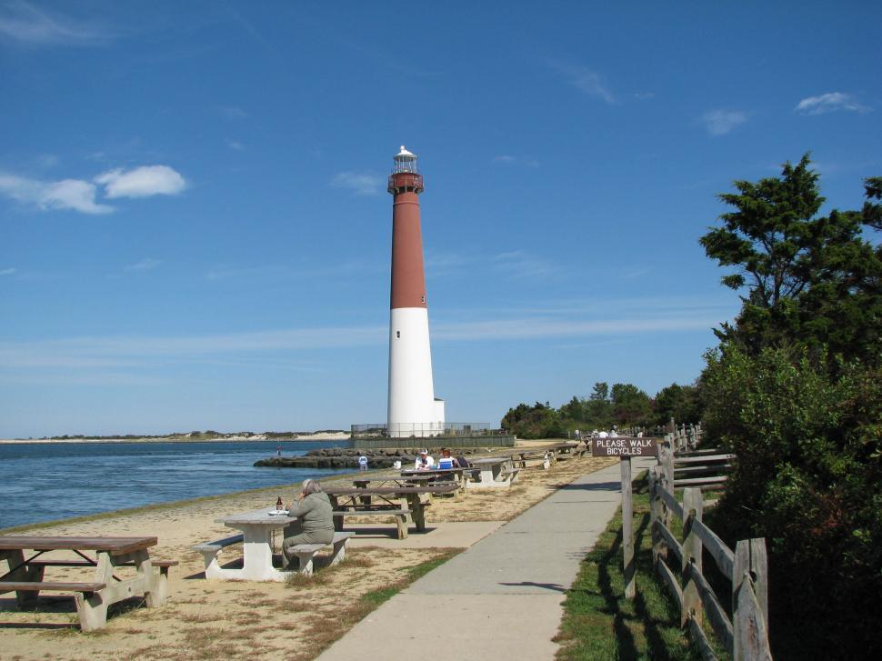 Download Free Stock Photo of Barnegat Lighthouse 