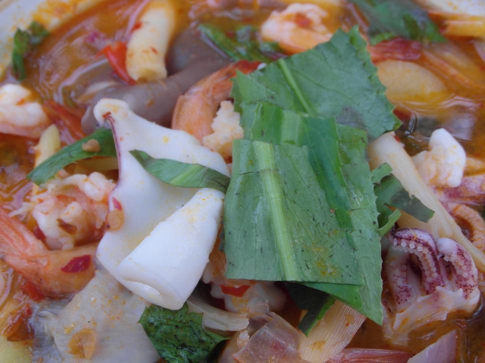 Free Image of Spicy Seafood Curry 