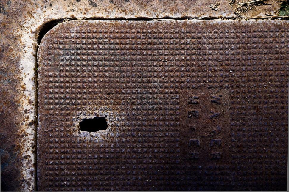 Free Image of Rusty Meter Cover 
