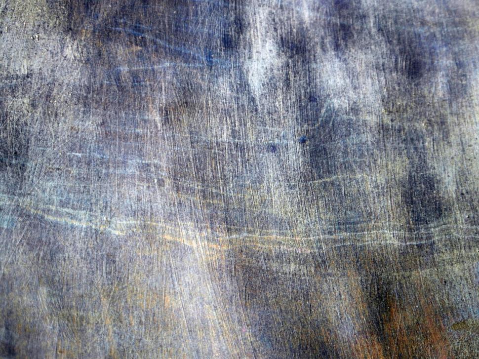 Free Image of Scratched Metal Grunge Background 