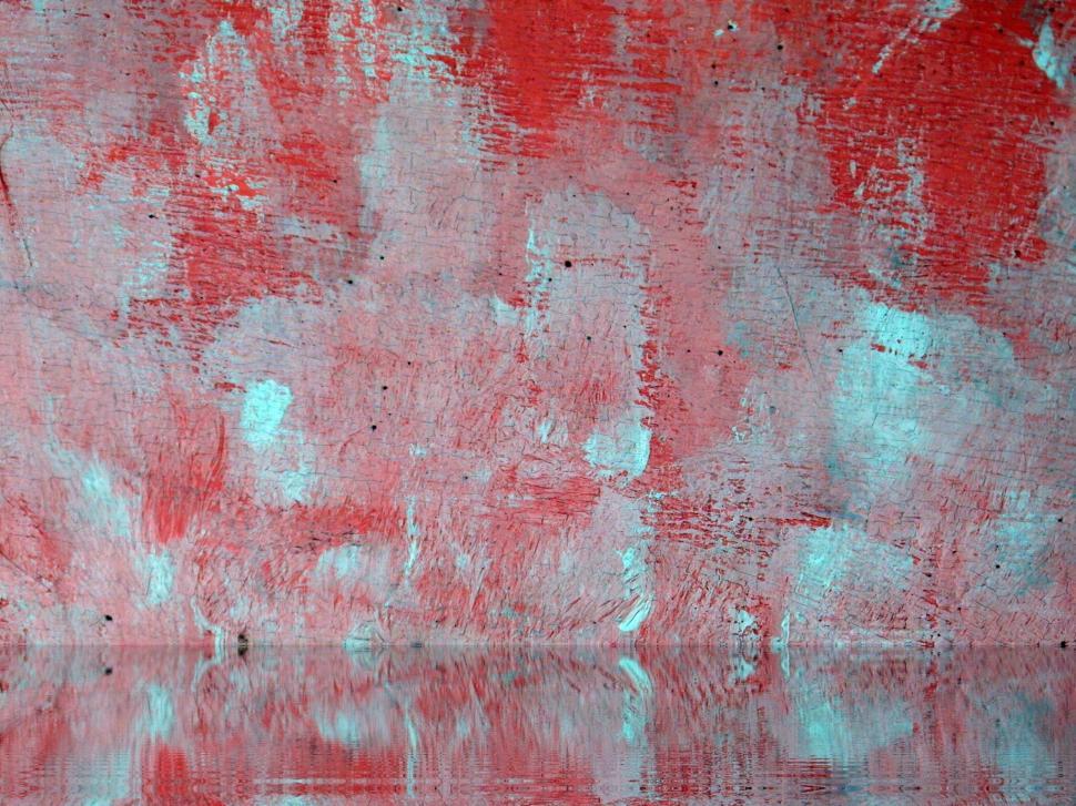 Free Image of Abstract Painted Wall Water Reflection 