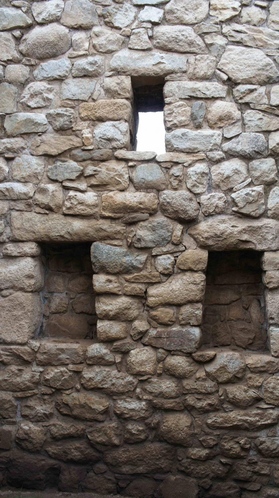 Free Image of Stone Windows 