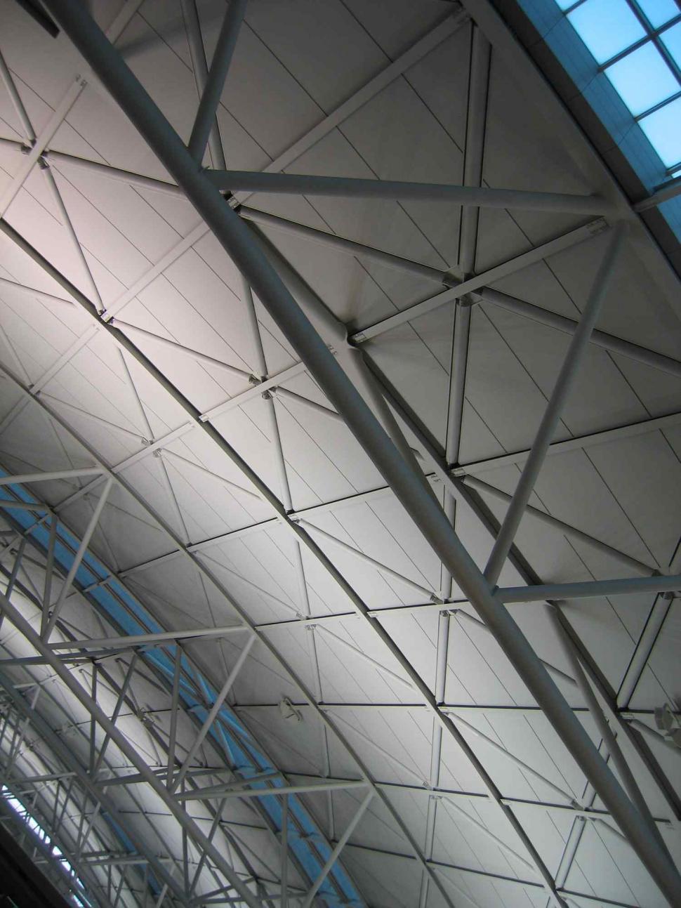 Free Image of The ceiling of airport 