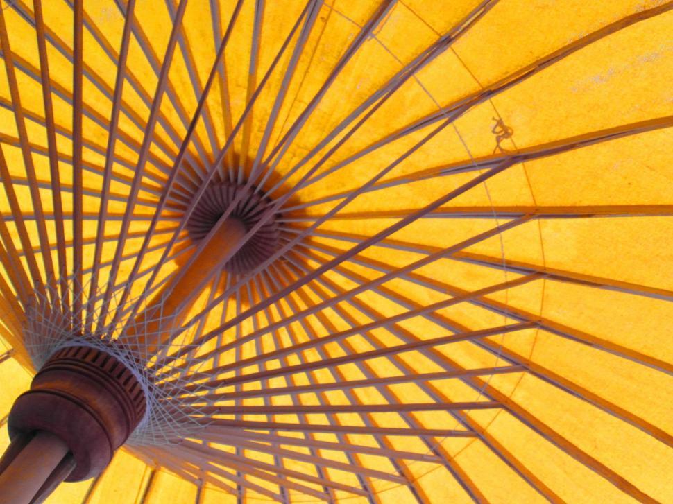 Free Image of Bright Oriental Sun Umbrella 