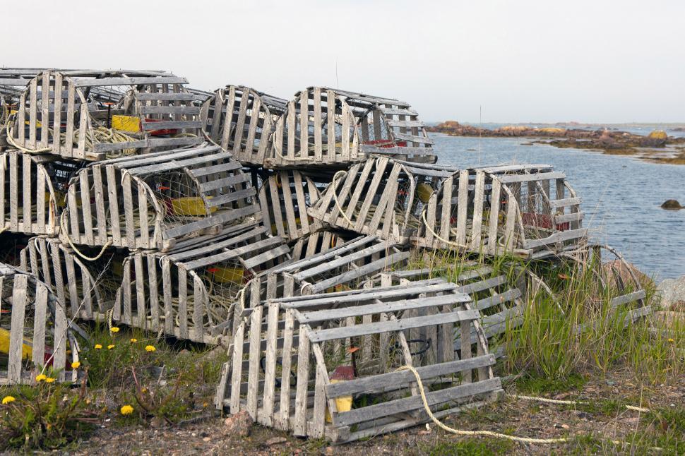 Free Image of Lobster Pots 