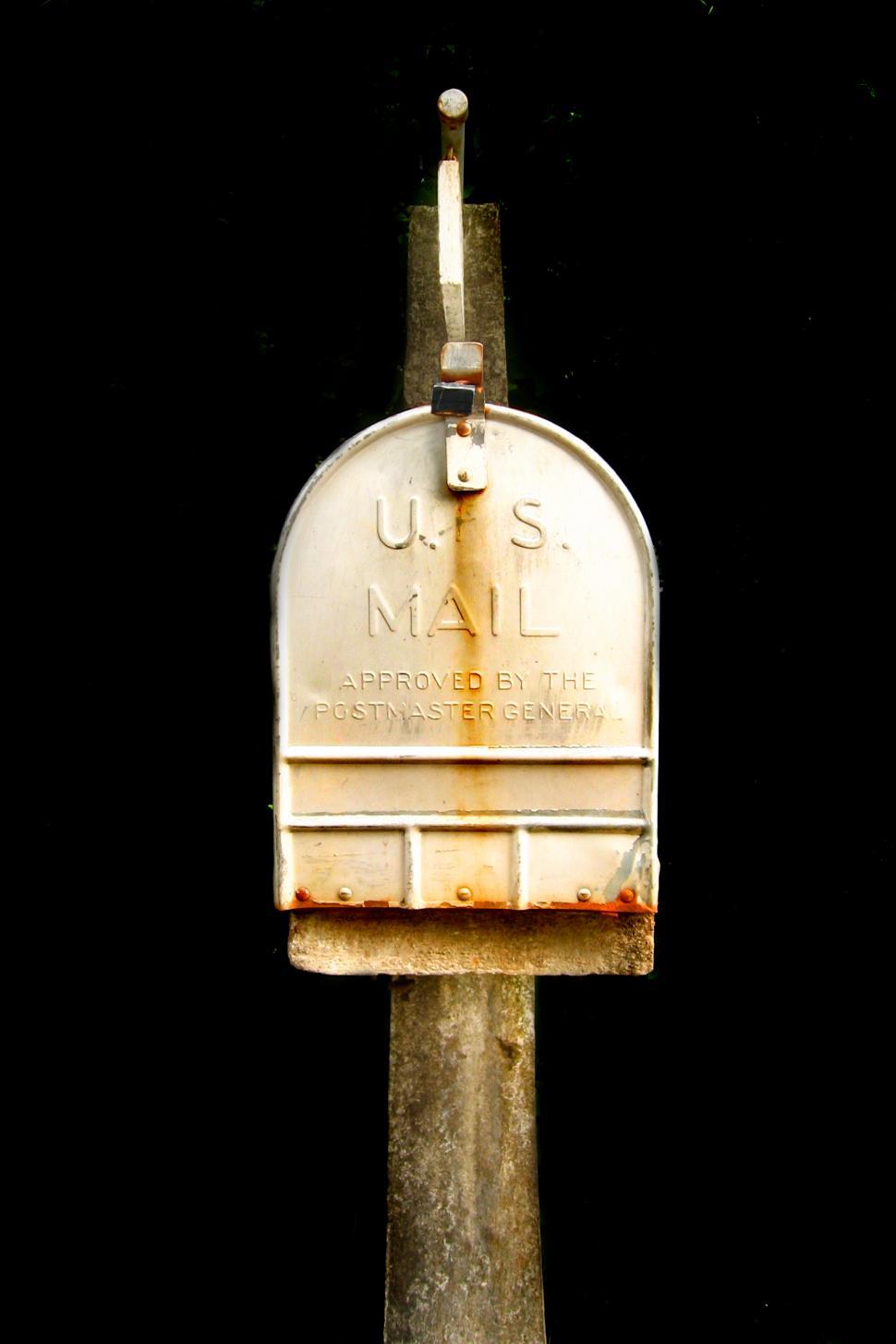 Free Image of Old Mailbox With the Letter U S Mail 