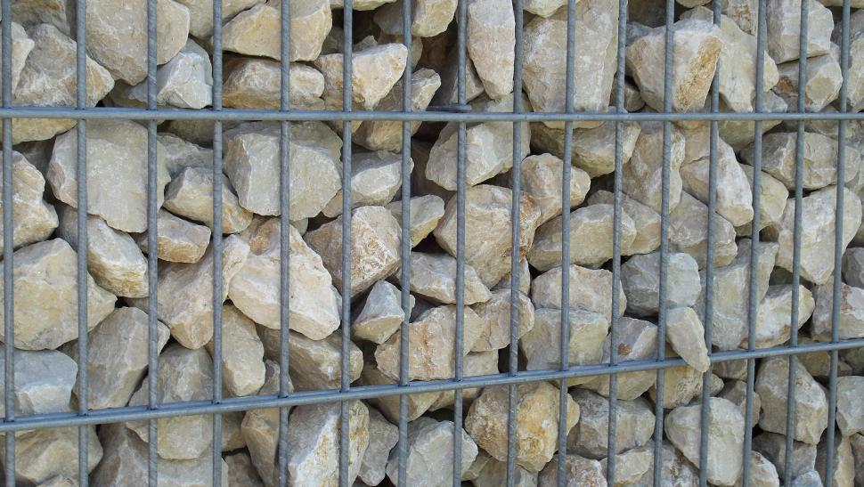 Free Image of Gabion filled with stones 