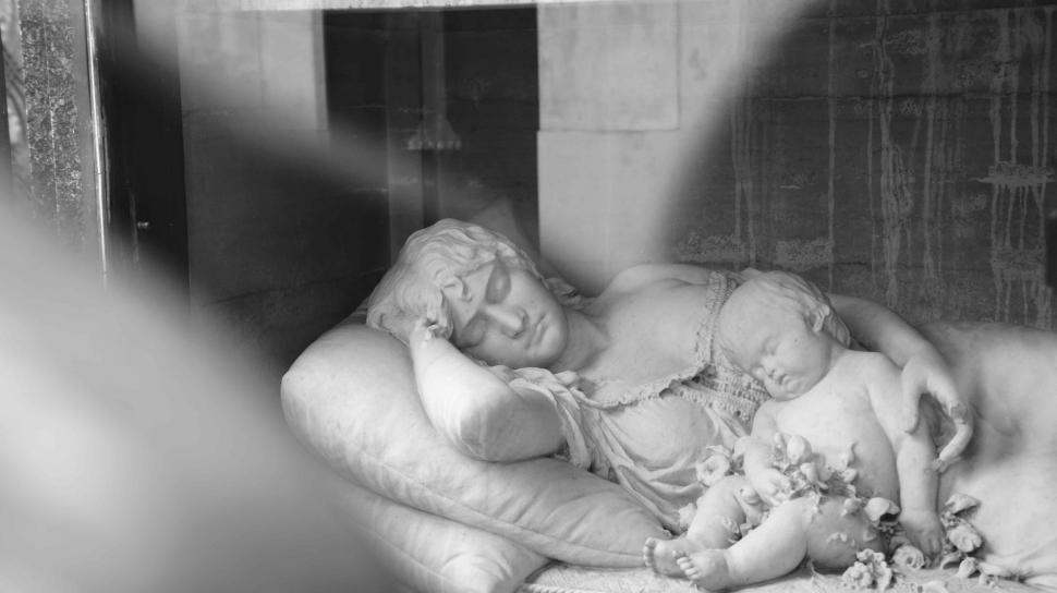 Free Image of Mother and Child in Crypt 